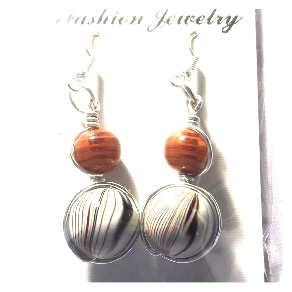 Swirl earrings